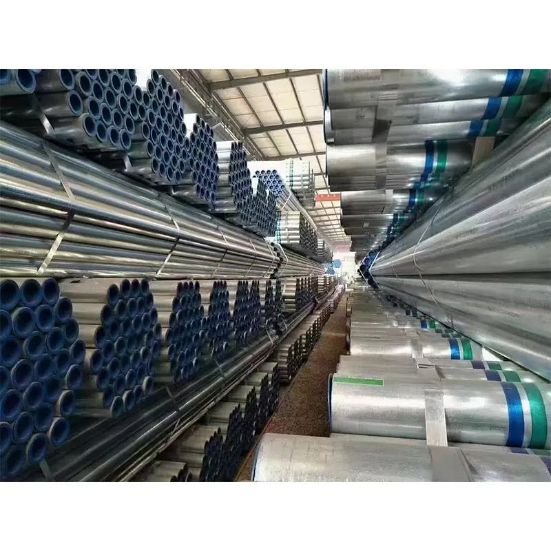 Tubo in acciaio tondo zincato a caldo a parete spessa